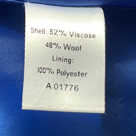 Tog Shop Royal Blue Wool-Blend Blazer - Picture 6 of 7